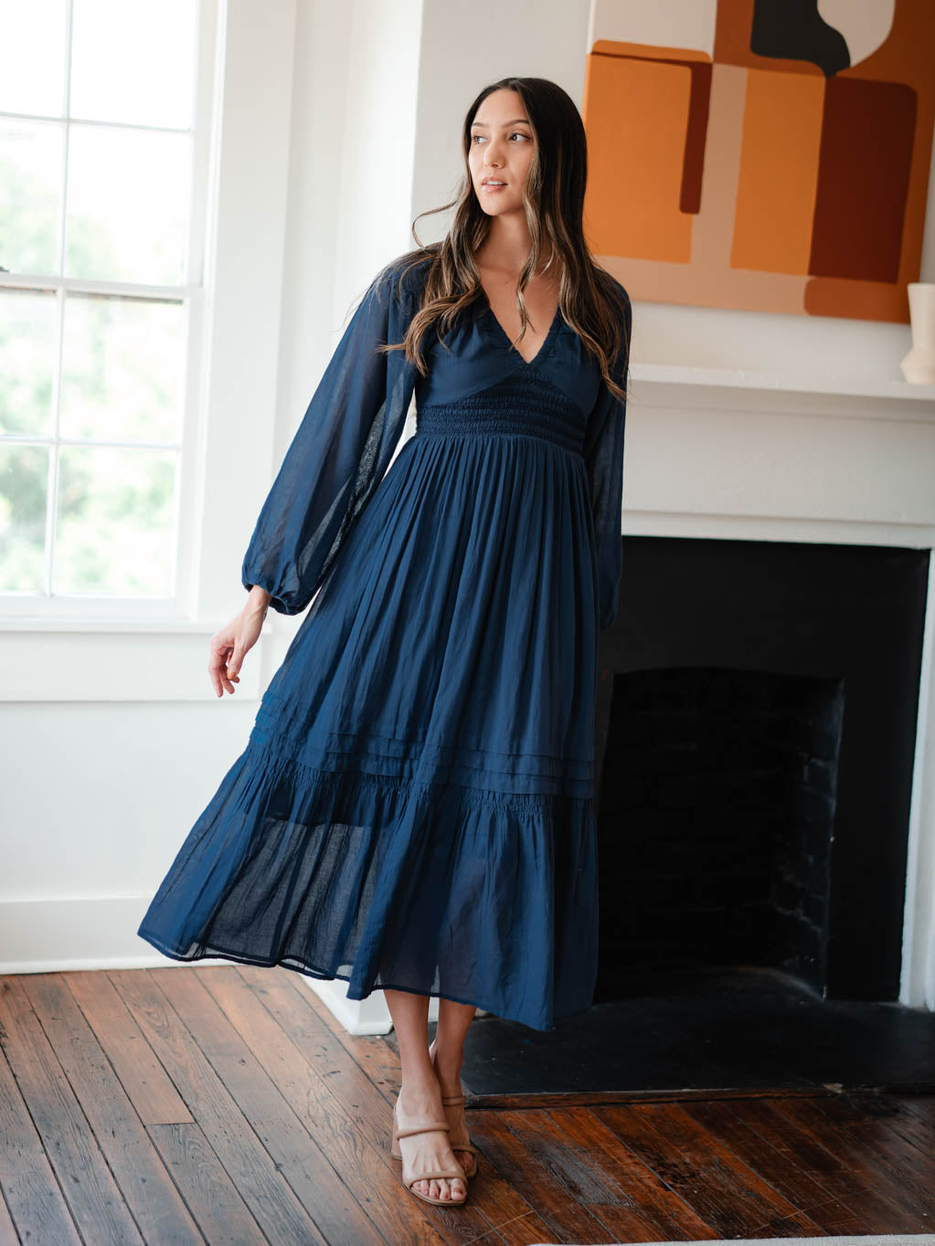 Beloved Midi Dress - In The Navy