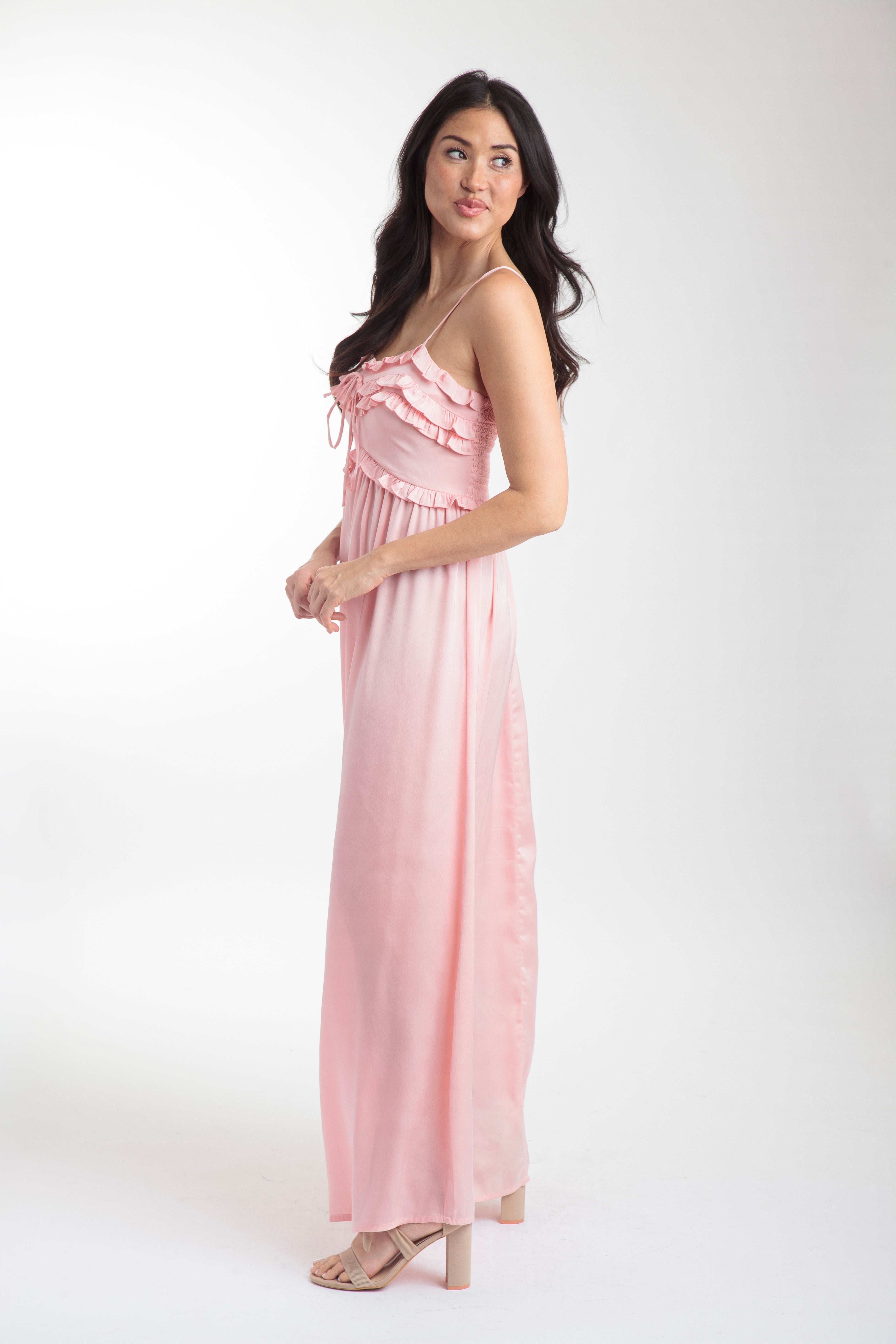 Bella Maxi Dress - Ballerina Pink