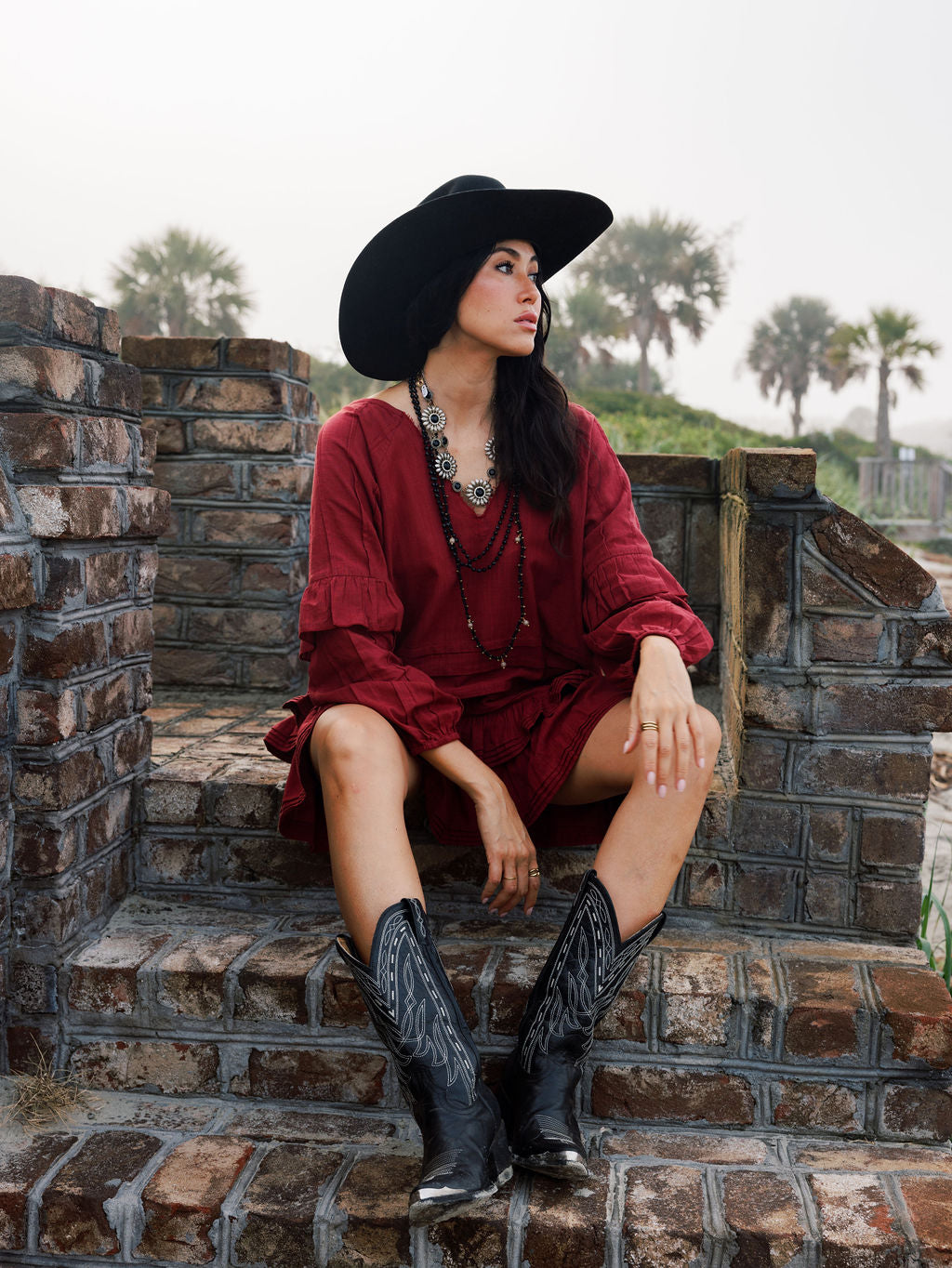 Wilder Days Tunic - Wine