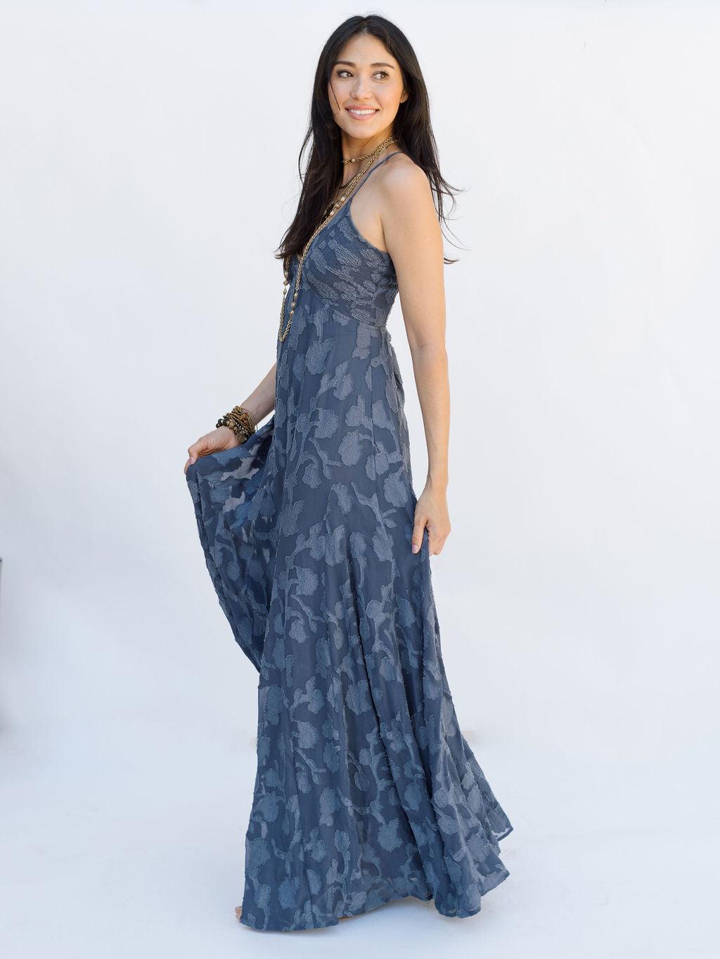 All My Love Maxi Dress - Insignia Blue - Rain of May