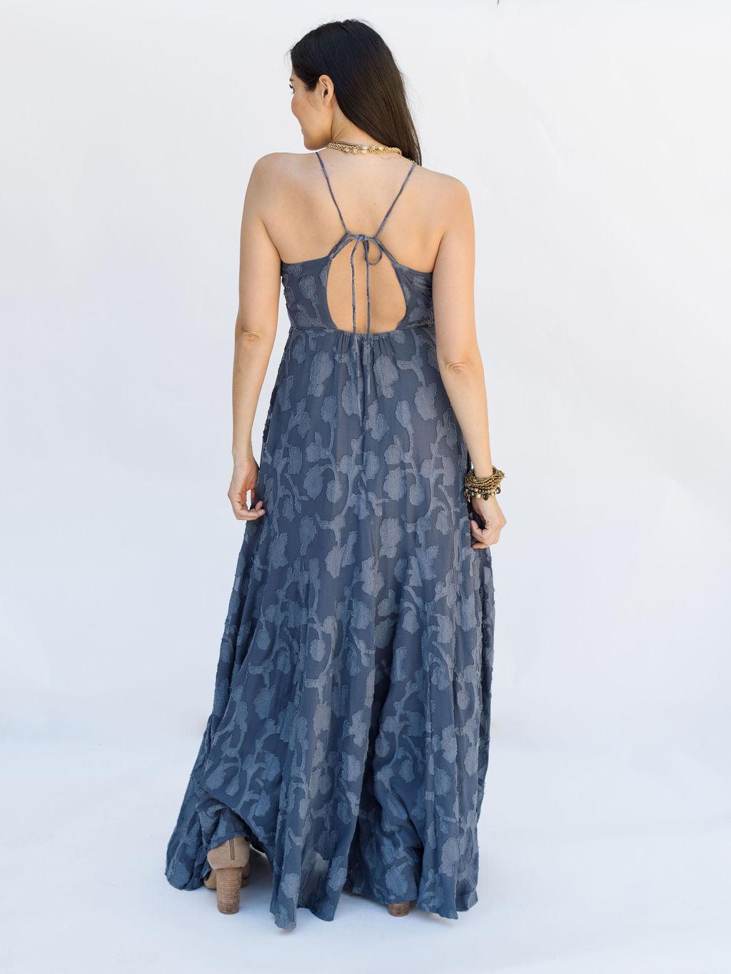 All My Love Maxi Dress - Insignia Blue - Rain of May