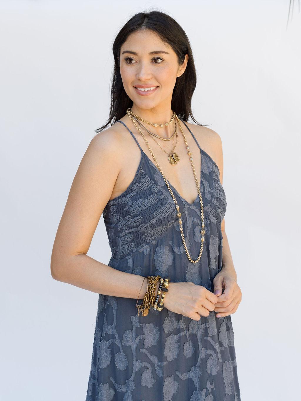 All My Love Maxi Dress - Insignia Blue - Rain of May