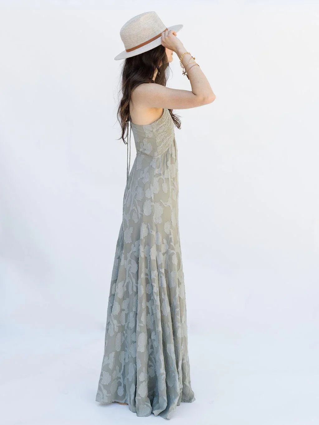 All My Love Maxi Dress - Lily Pad - Rain of May