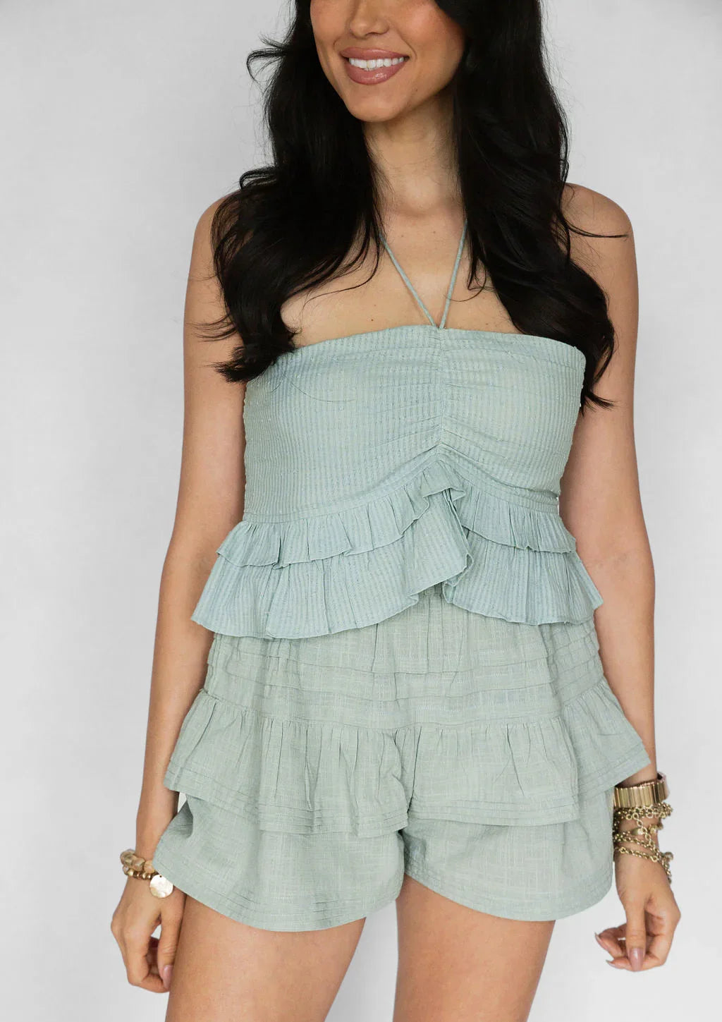 Brightside Halter Top - Breezy - Rain of May