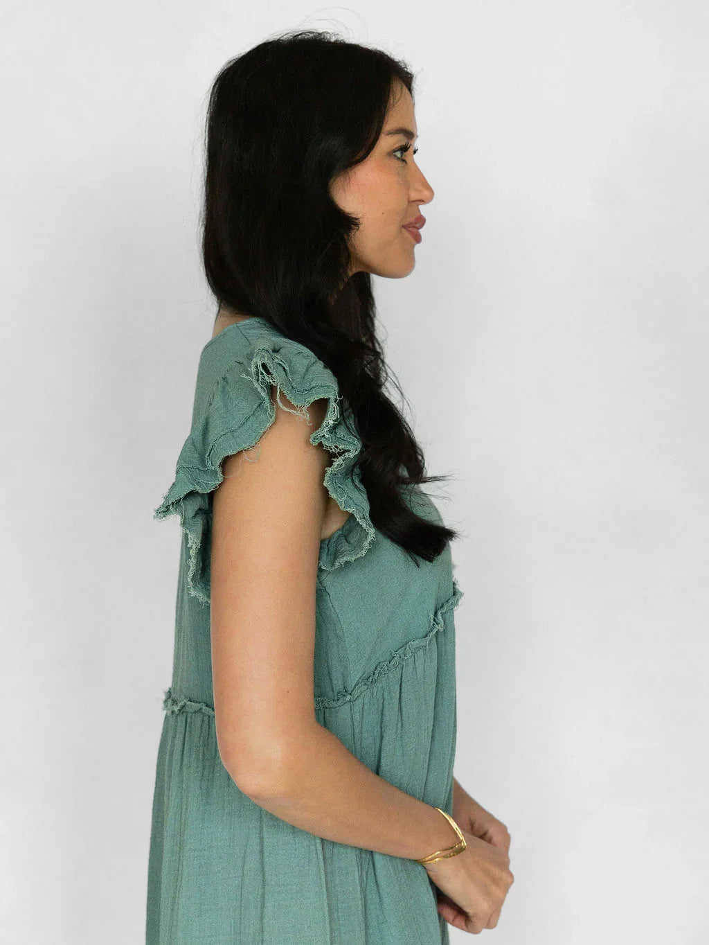 Coastline Maxi Dress - Underseas - Rain of May