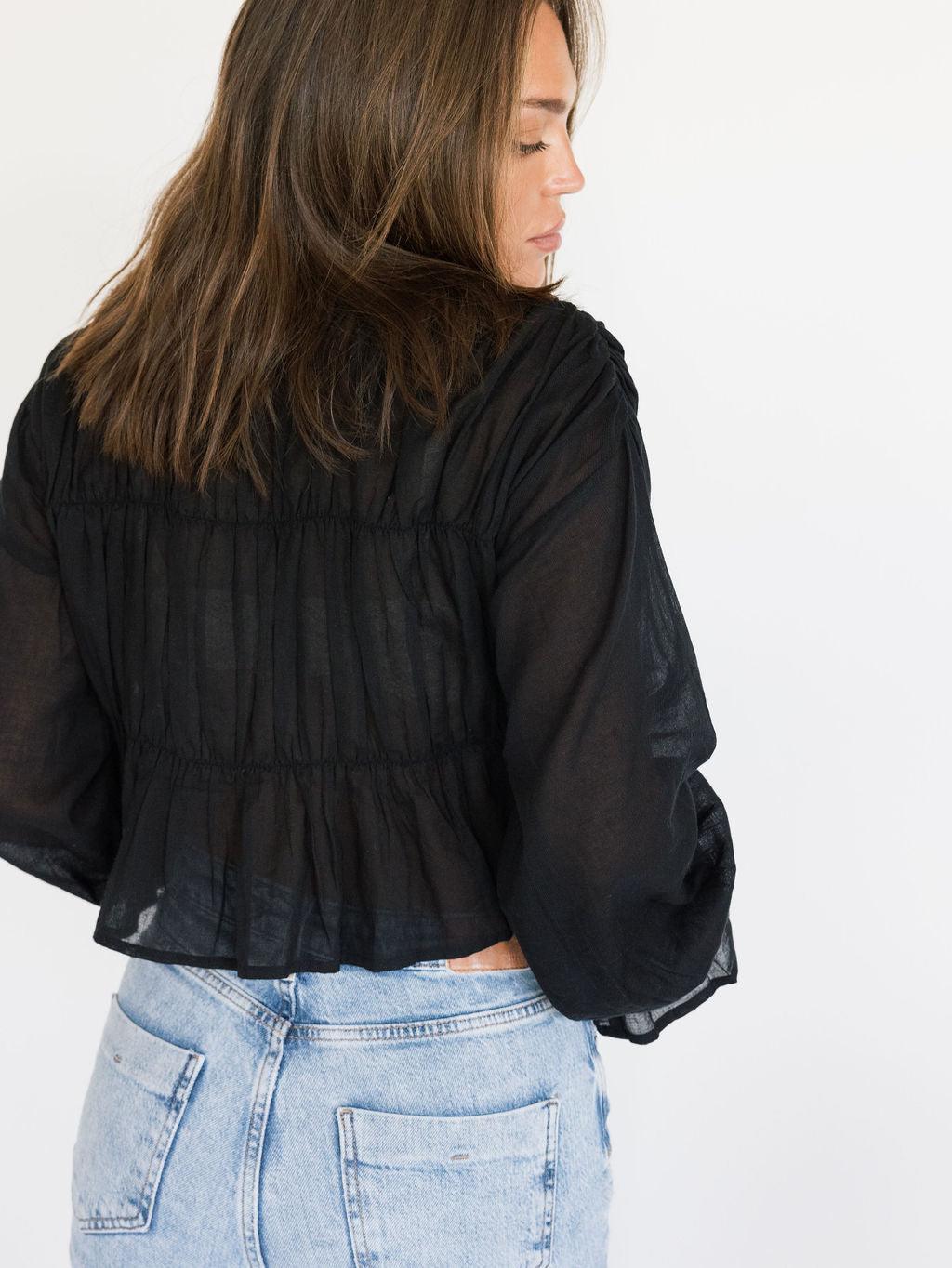 Good Thing Blouse - Black - Rain of May