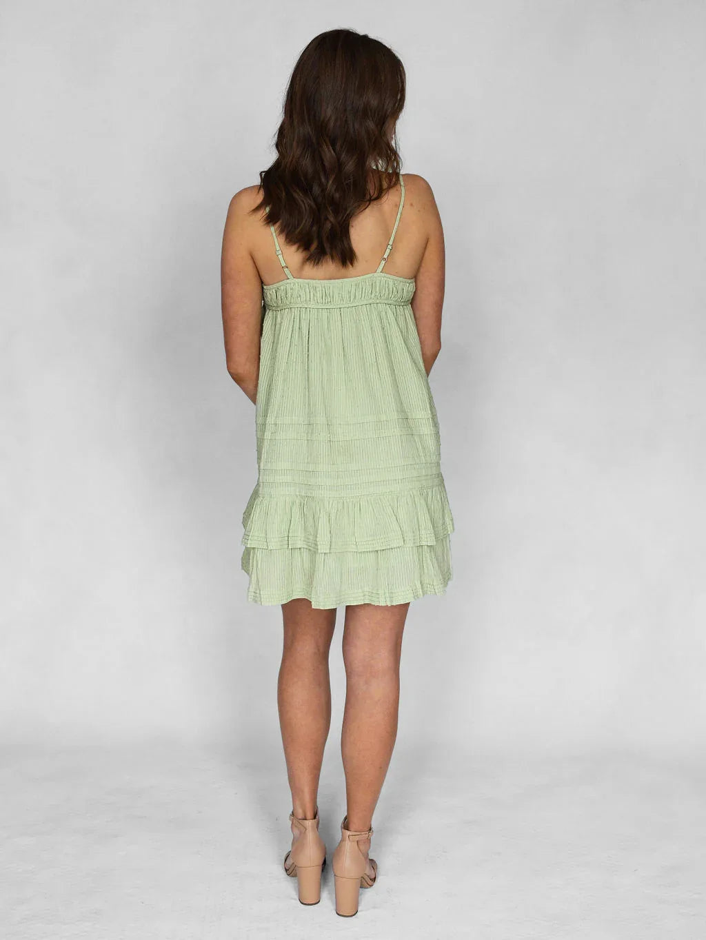 Revival Mini Dress - Subtle Green - Rain of May
