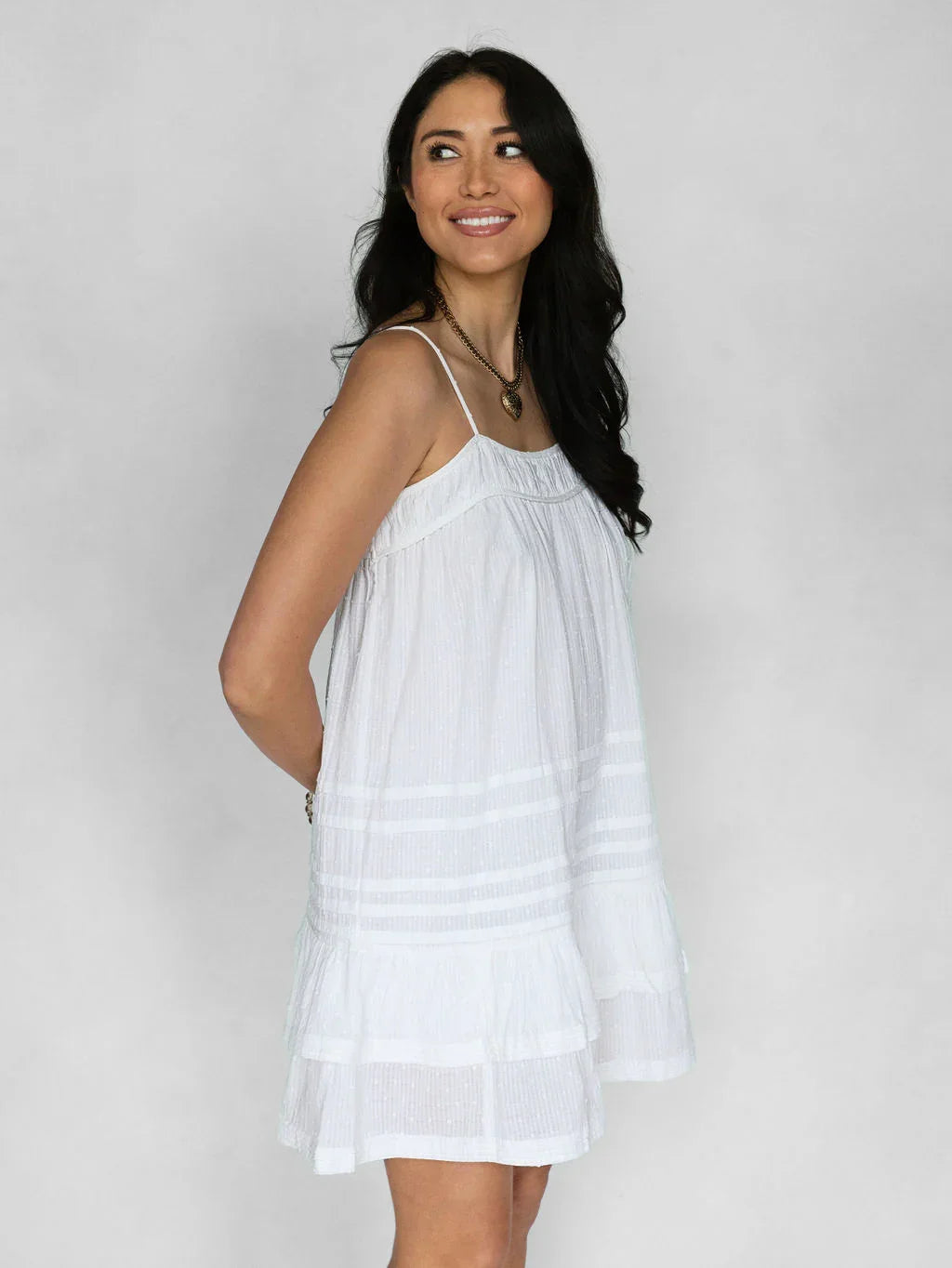 Revival Mini Dress - White - Rain of May