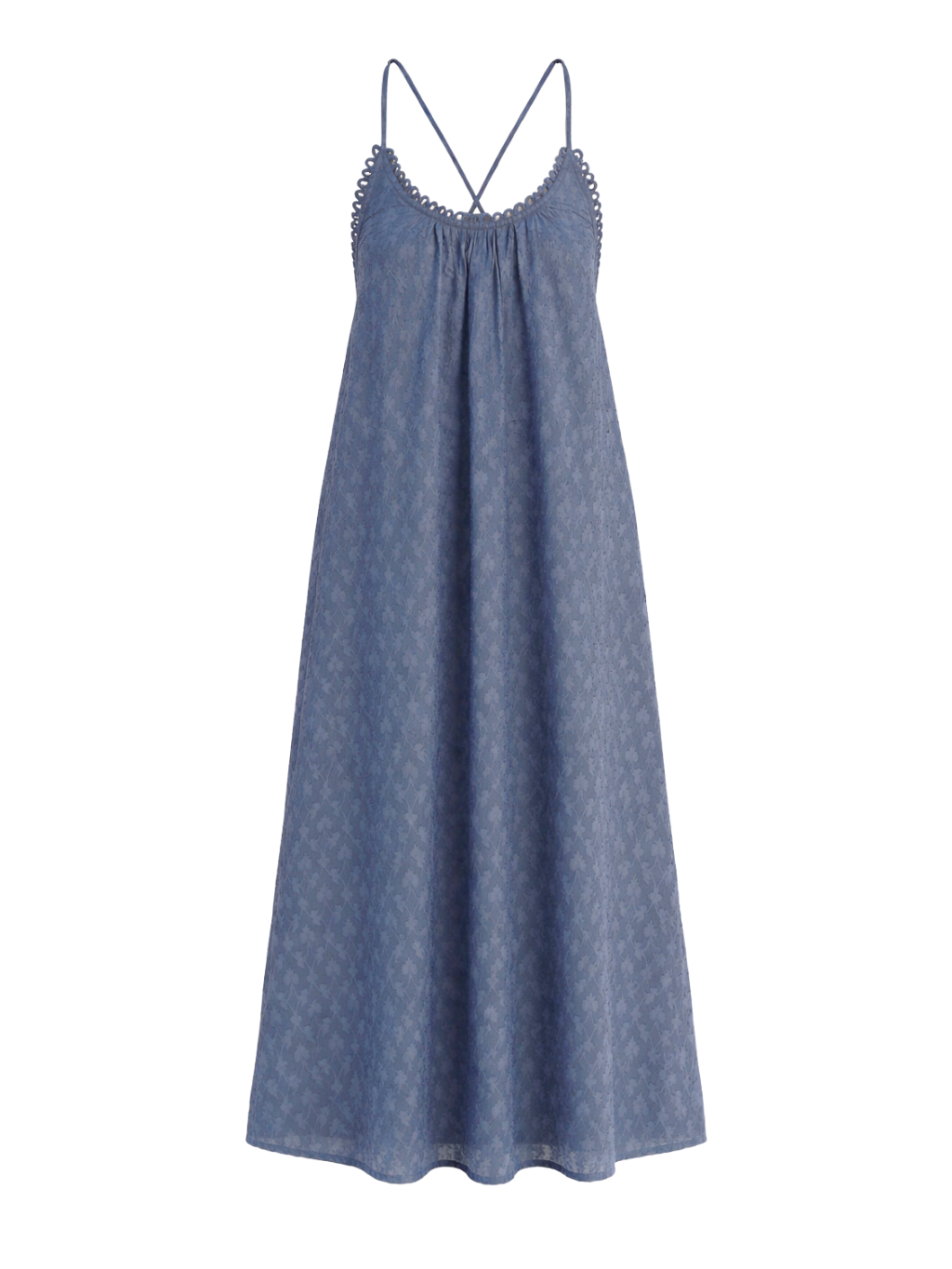 Bloom Again Maxi Dress - Insignia Blue