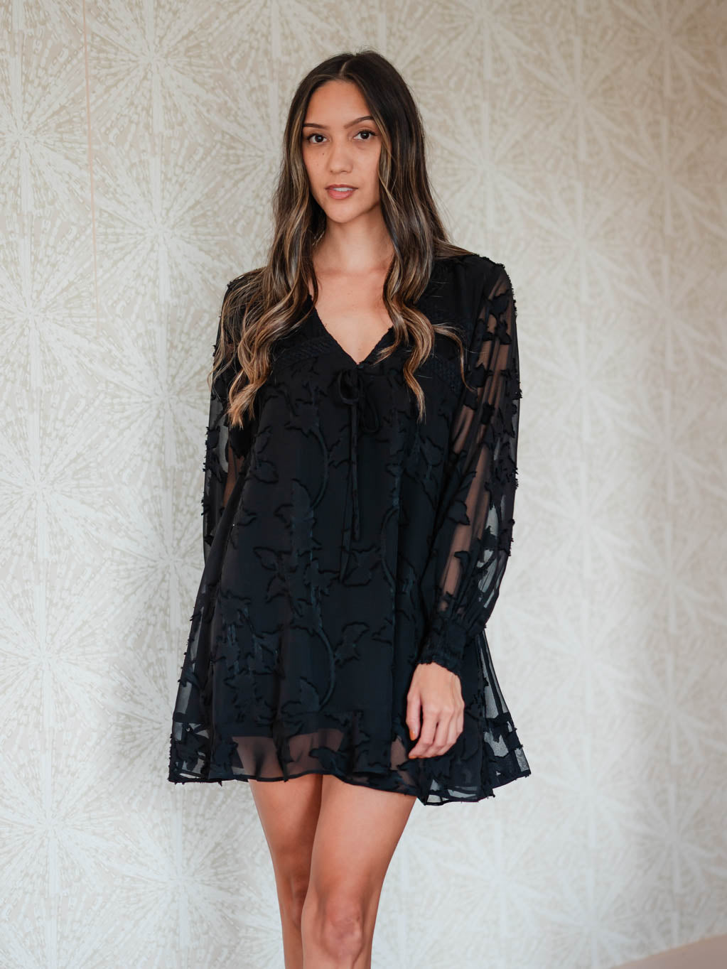 Freefalling Mini Dress - Black *PRE-ORDER (10/8)*