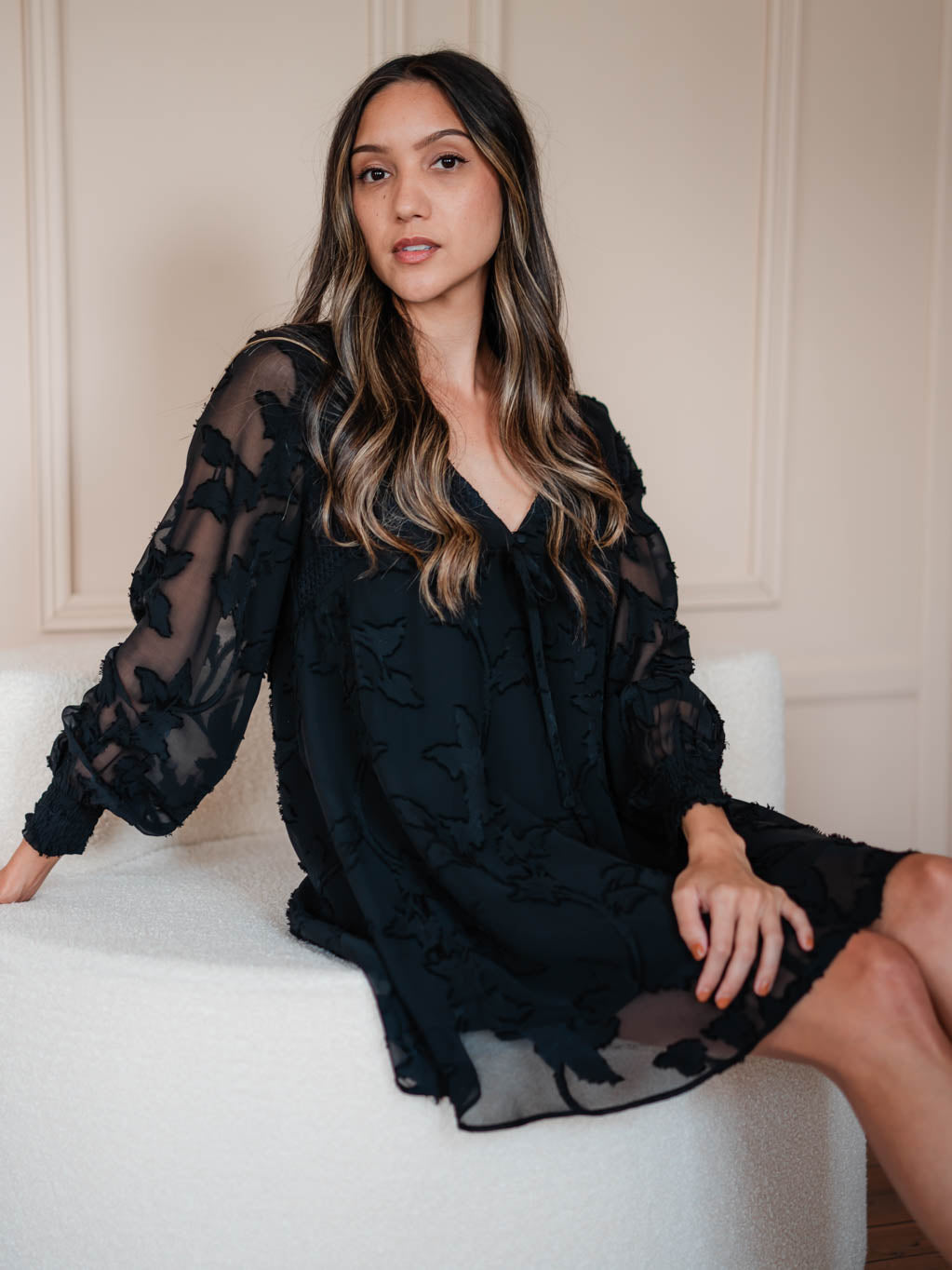 Freefalling Mini Dress - Black *PRE-ORDER (10/8)*
