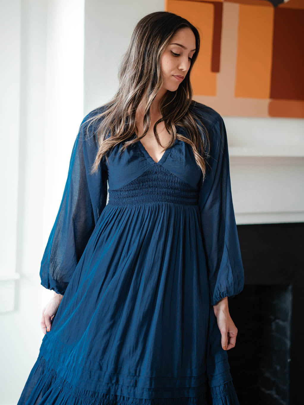 Beloved Midi Dress - In The Navy