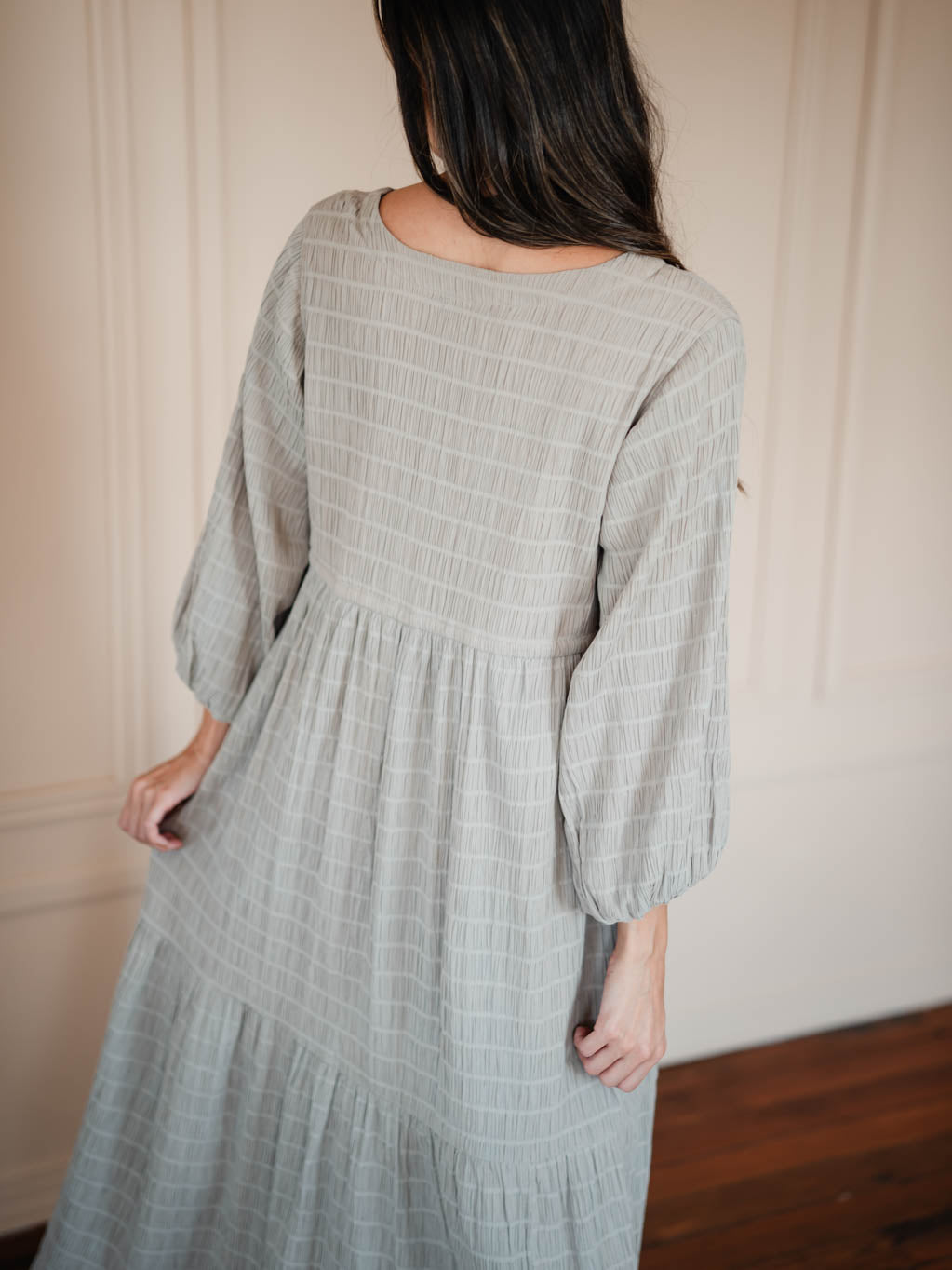 Southern Star Maxi Shirtdress - Silver Lining