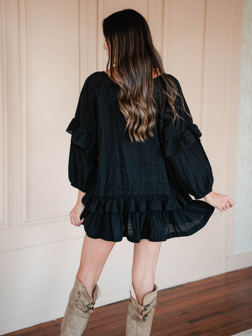 Wilder Days Tunic - Black