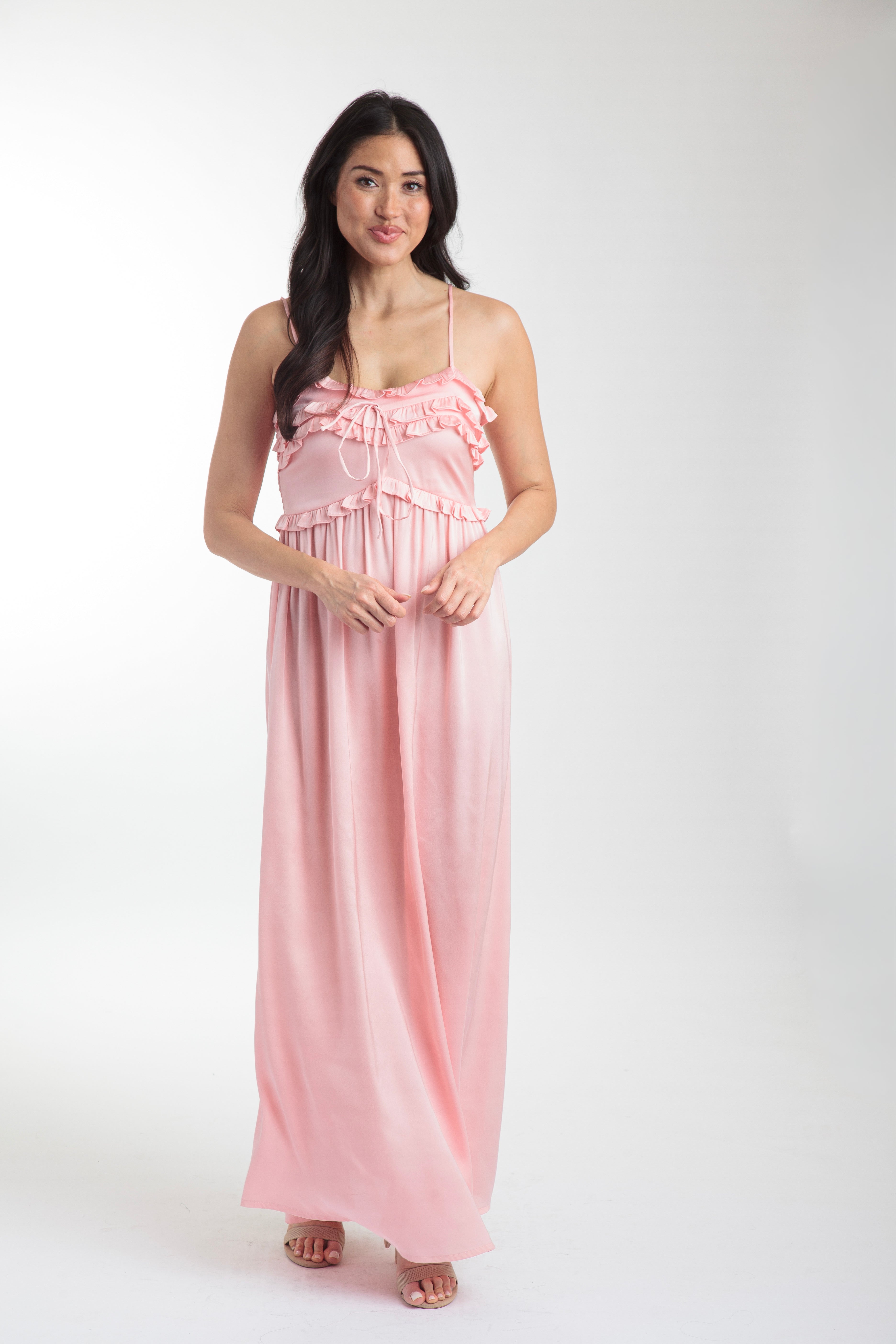 Bella Maxi Dress - Ballerina Pink