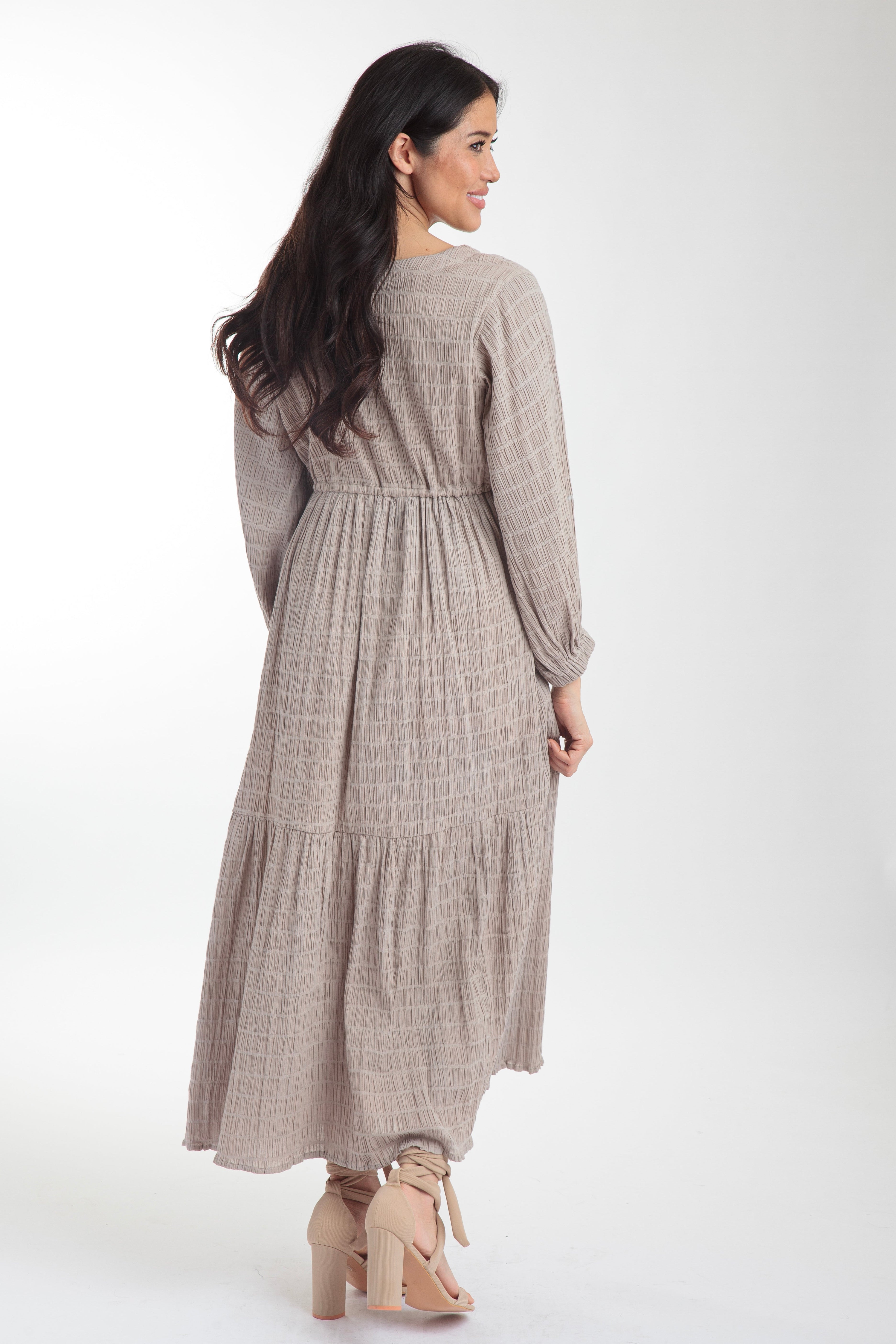 Southern Star Maxi Shirtdress - Silver Lining