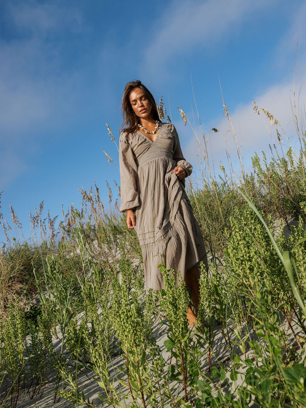 Beloved Maxi Dress - Stone
