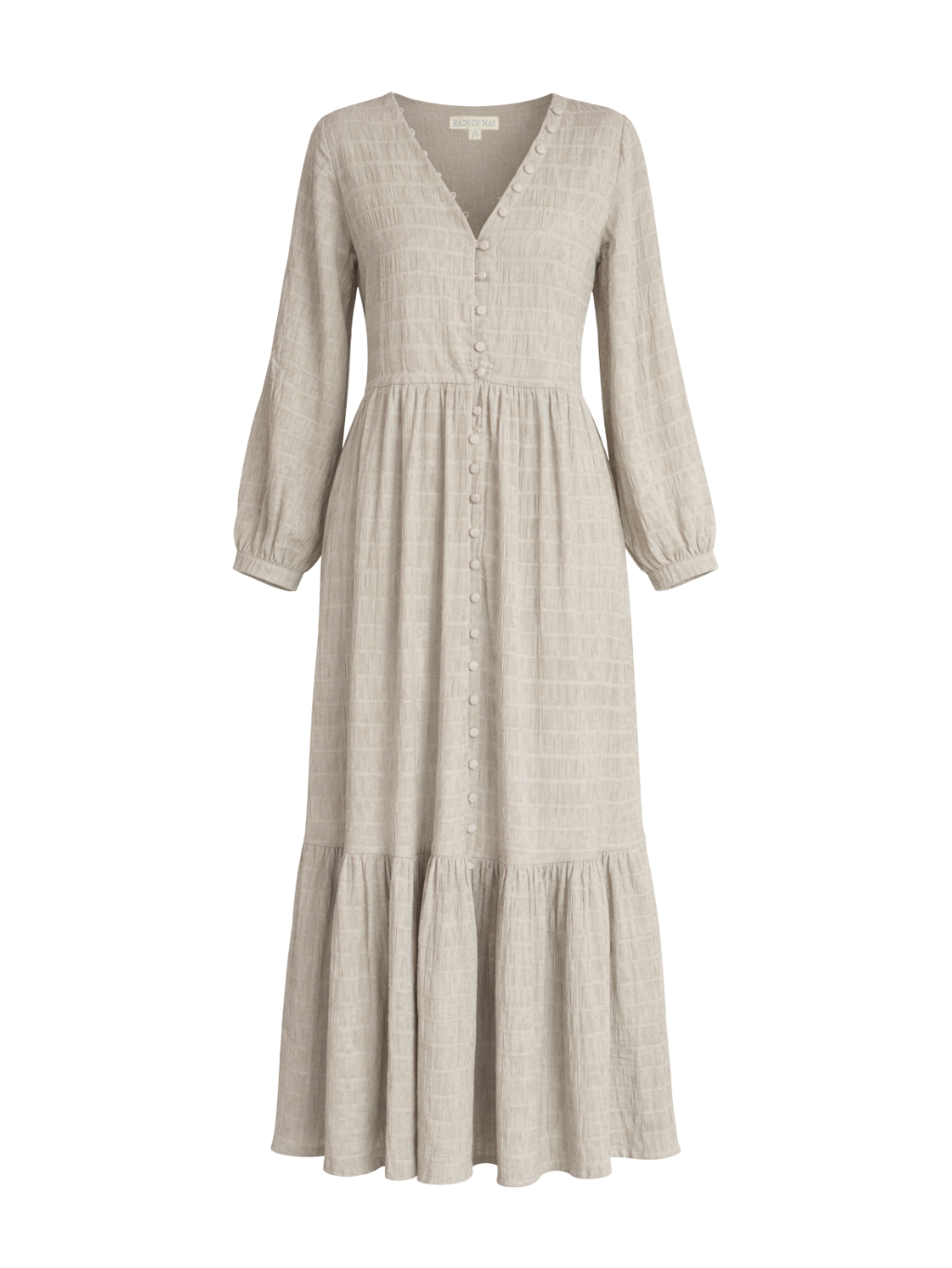 Southern Star Maxi Shirtdress - Silver Lining