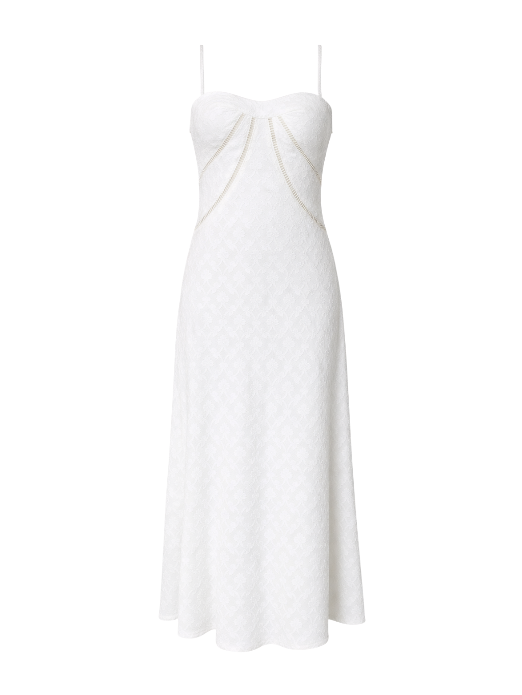 Starlit Slip Maxi Dress - White