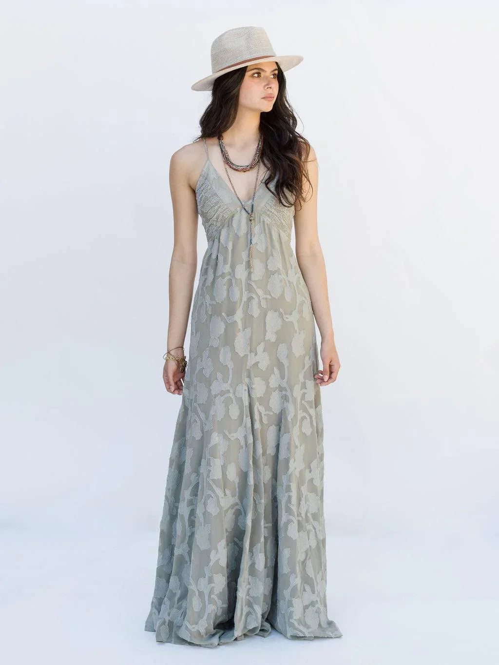 All My Love Maxi Dress - Lily Pad - Rain of May