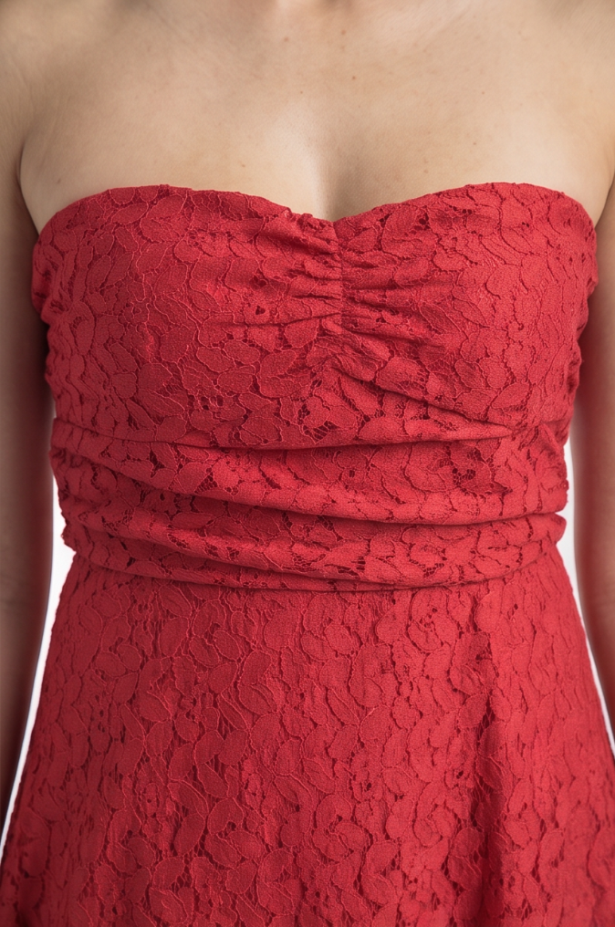 Daphne Lace Maxi Dress - Salsa