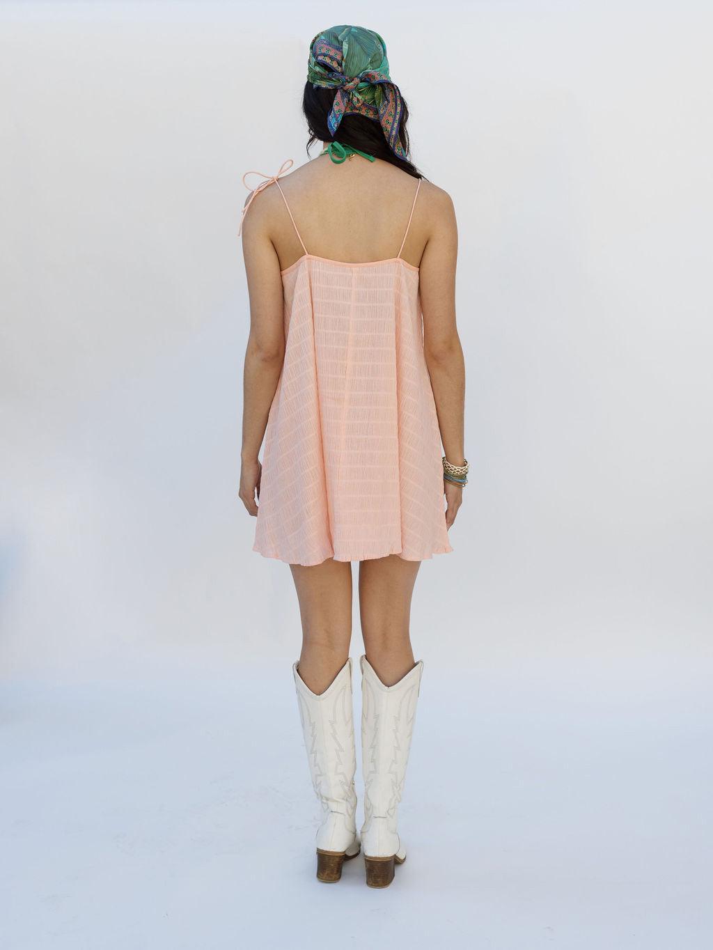 Northern Star Mini Dress - Silver Pink - Rain of May