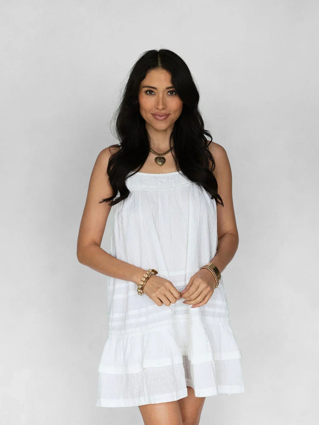 Revival Mini Dress - White - Rain of May